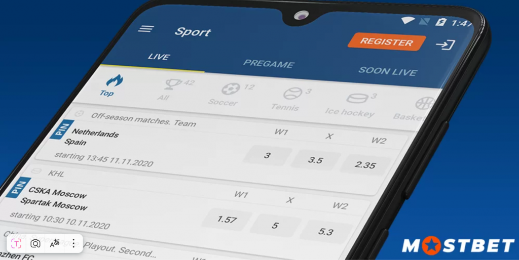 Mostbet app